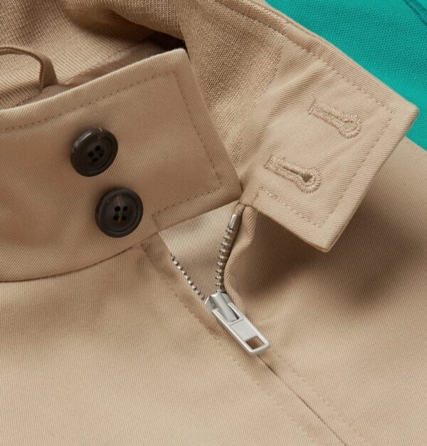 Two-Tone Gabardine And Piqué Jacket – Image 3