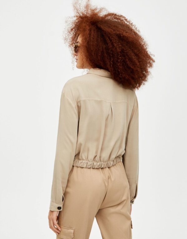 Worker Shirt With Elastic Waistband – Image 3